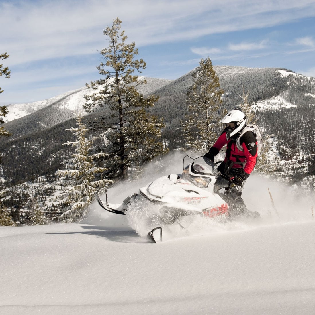 guided snowmobile tours montana